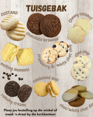 Tuisgebak Koekies (500g Pakkies)